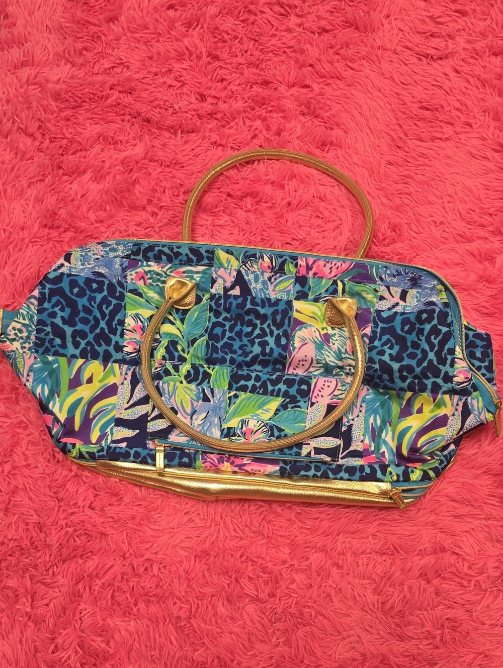 Lilly Pulitzer Multi Pop Up Party Patch Weekender